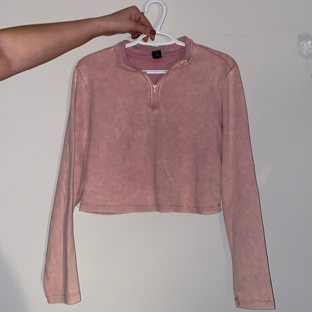 Ribbed crop active wear